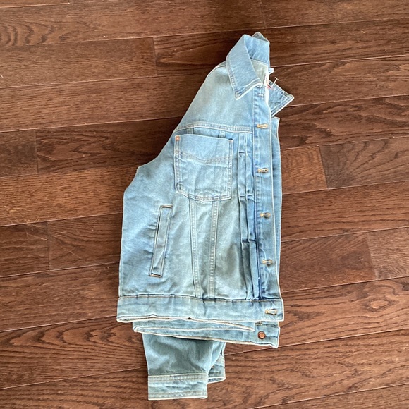 🆕 Anthropologie Pilcro Comeback Boyfriend Denim Jacket - Picture 12 of 12